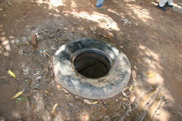source d'eau impure