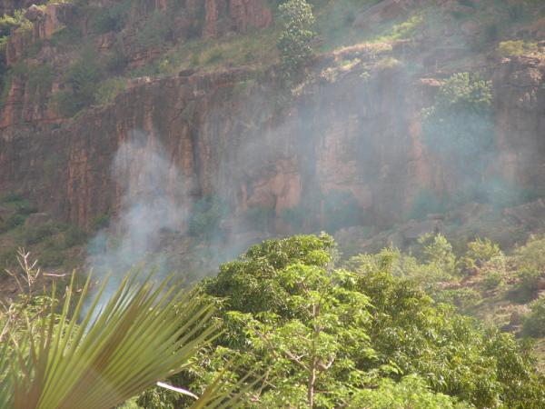 Les feu de brousse,