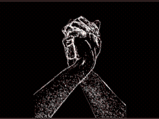 Holding hands to create strong ribbons!