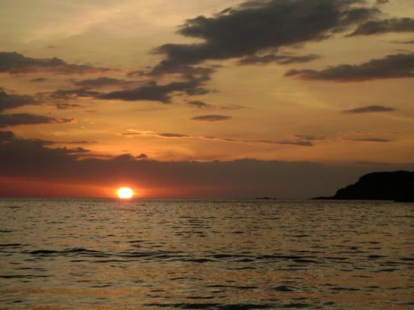 Atardecer en Manuel Antonio