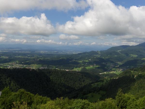A view from Velika Planina