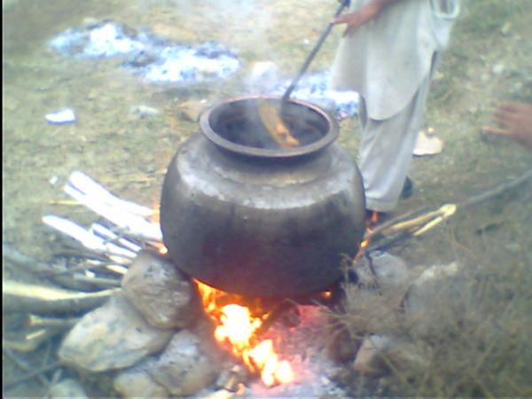 Cooking In Village