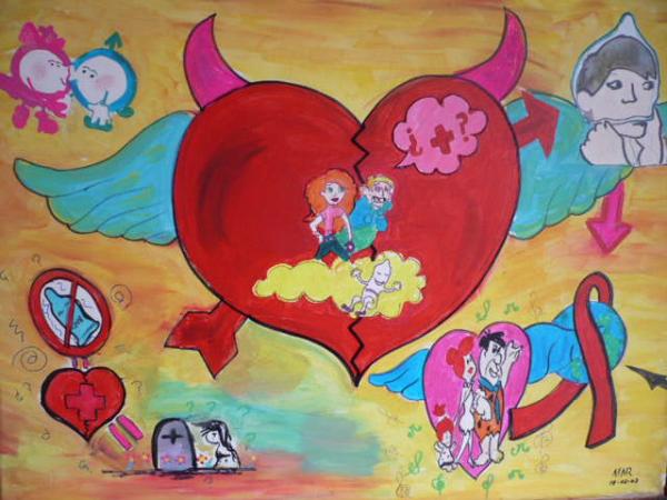Pintamos el VIHSIDA en el Táchira, Venezuela. 2007