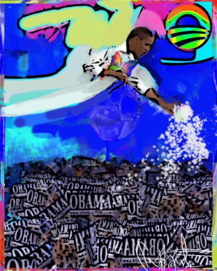 Angel Obama [Rose of Hope]