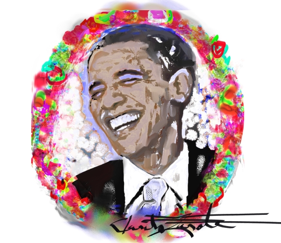 Laughing Obama