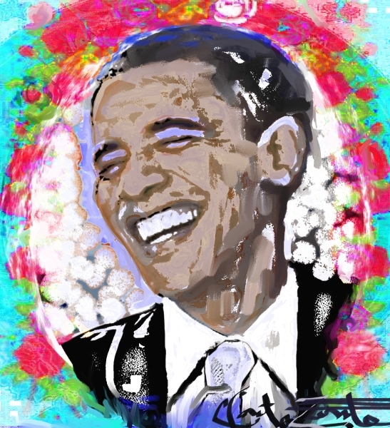 Obama Laughing with us