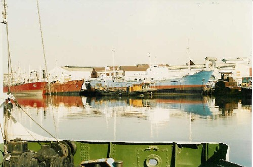Barcos en el Riachuelo