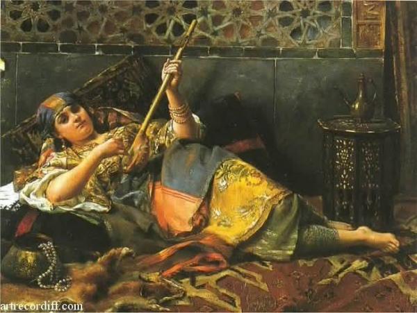 femme peinture