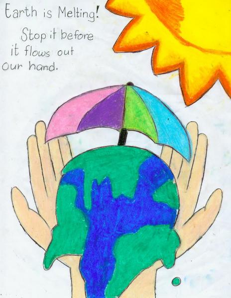 The earth is melting