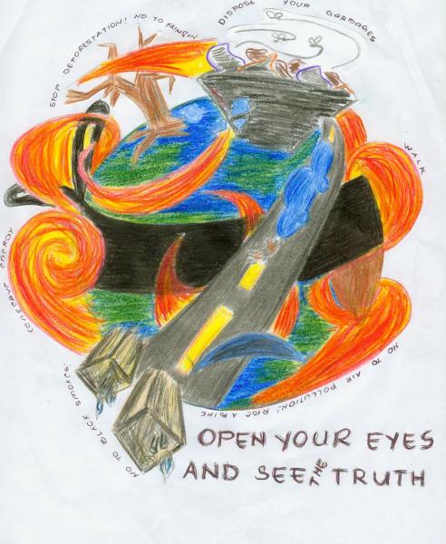 the burning earth