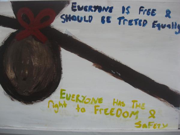 Refuge with a ribbon