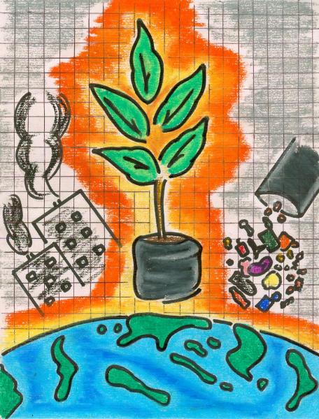 Protecting the world through planting of trees..