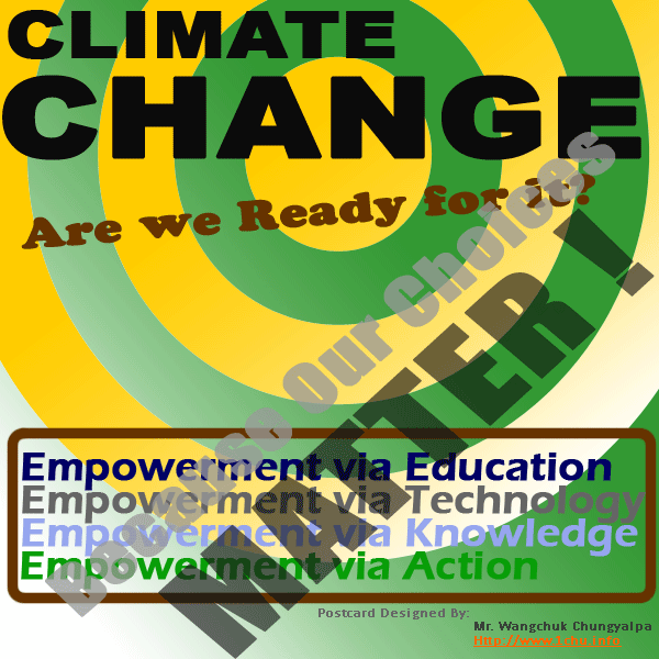 Climate Change - A Sense Of Empowerment !