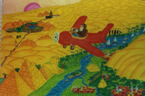 Travelling over Egypt