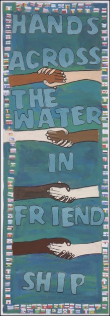 Hands Across the Water in Friendship