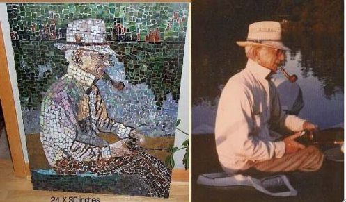 Grandpa in Glass