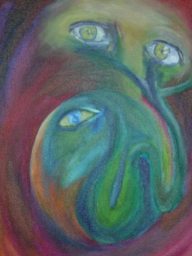 Fearful eyes