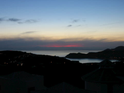 A red sky in Wellington