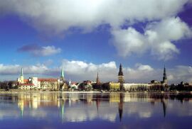 Riga- the capital of Latvia