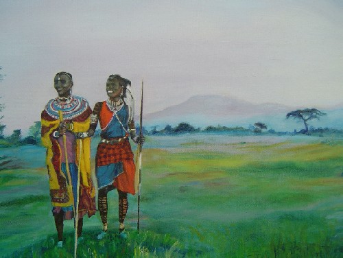 African Women and Landscape