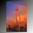Dusk at KL Tower..