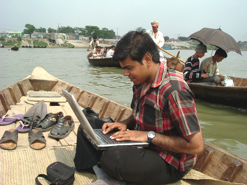 PC at Boat