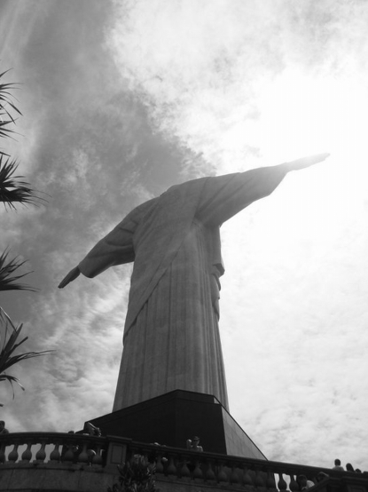 Jesus' back
