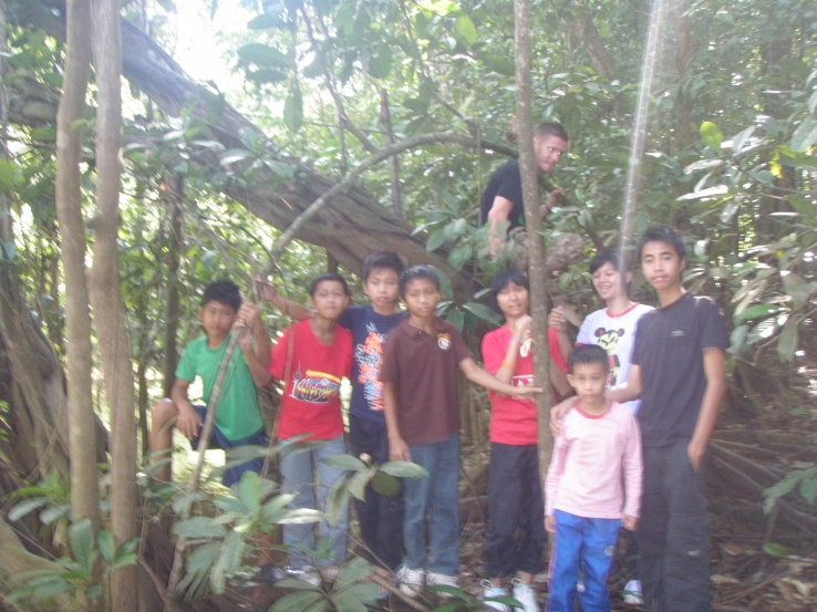 Junior Rangers in Sukau, Sabah