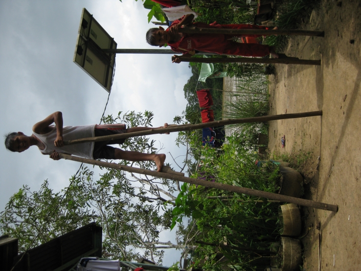 Boy on Stilts