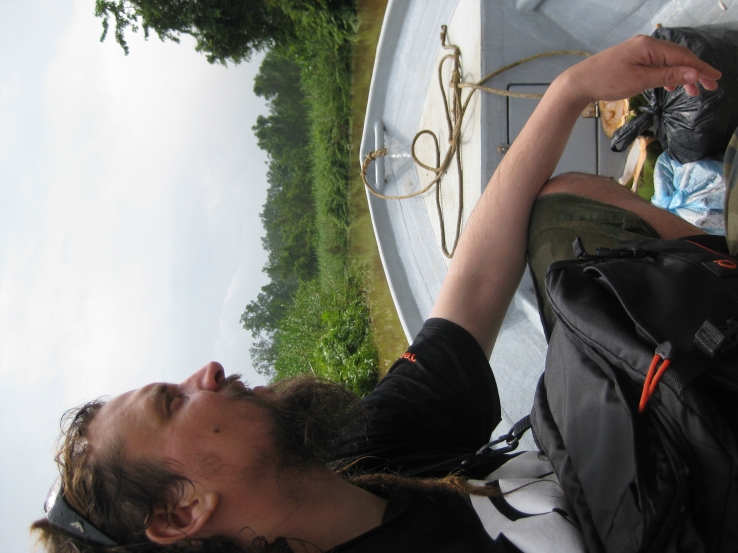Riding the Kinabatangan River