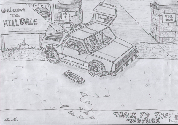 Back to the Future Car (not slim)