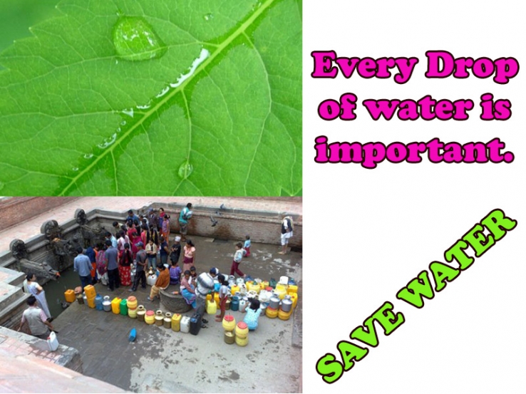 Save water