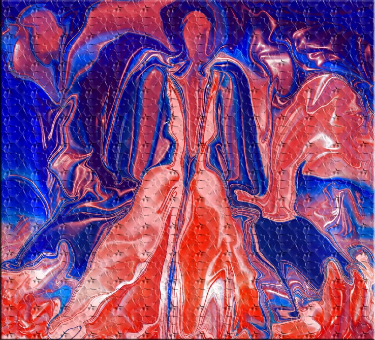 woman in red