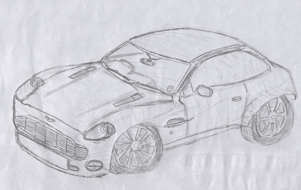 Bond Car Sketch