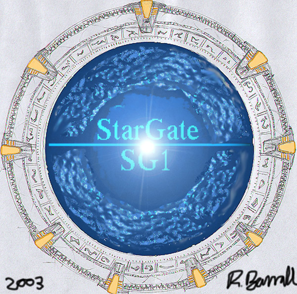 Stargate photoshoped.