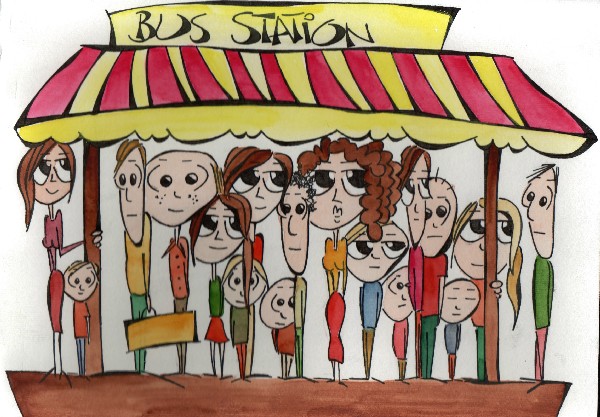In the station
