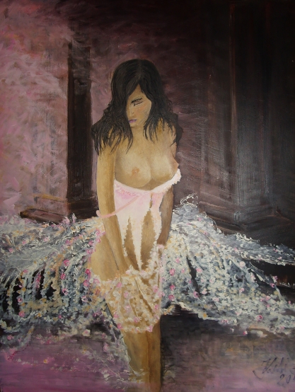 The bathing girl
