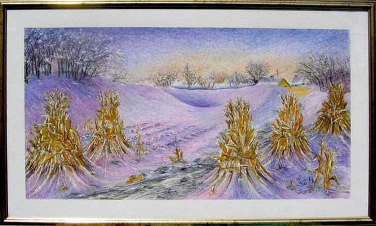 Purple snow