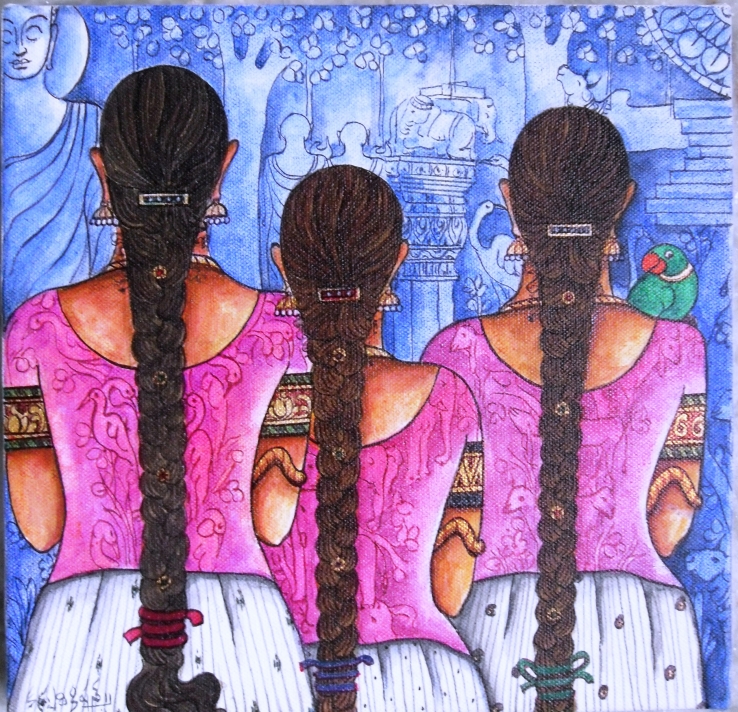 girls in pink