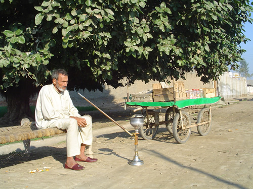 A street vendor