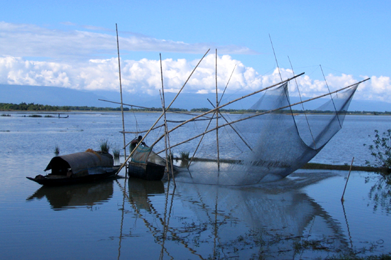 Fishing in the Flood Land