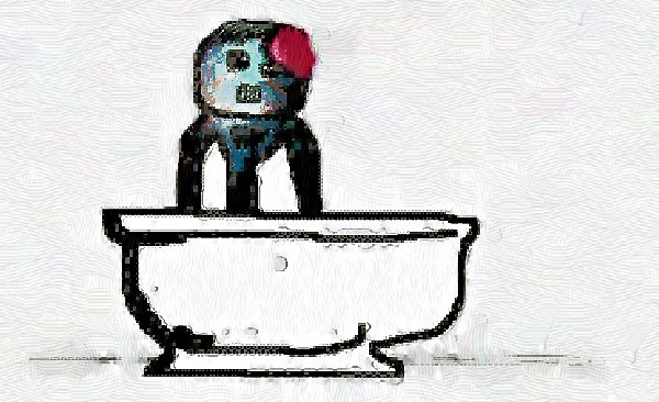 Zombie Hitler Takes a Bath