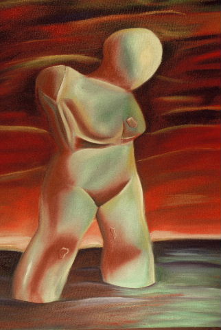 statue of woman