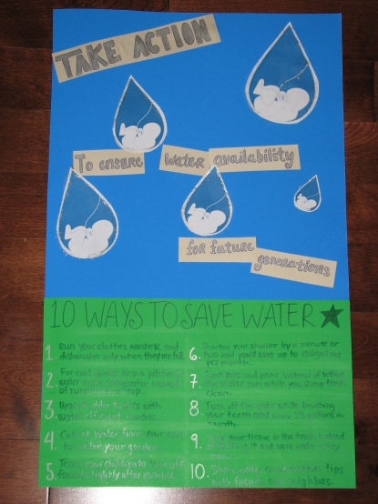 Water Conservation Poster