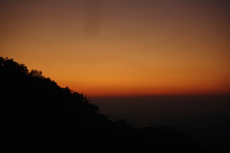 sunset in Mysore,India