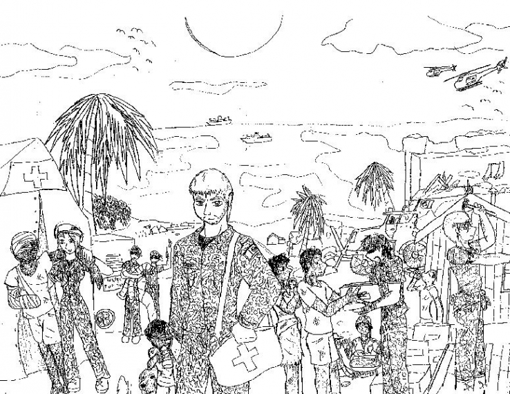 Canadian assistance in Haiti by Mika Minguez