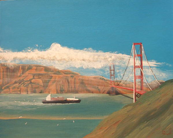 Morning Haze in San Franciso Bay