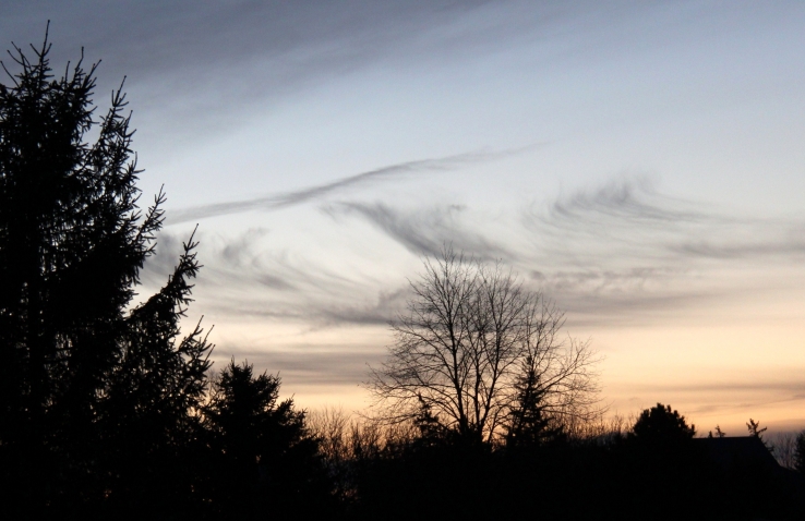 Strange clouds