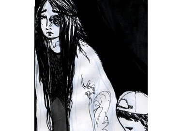 silence: battered woman