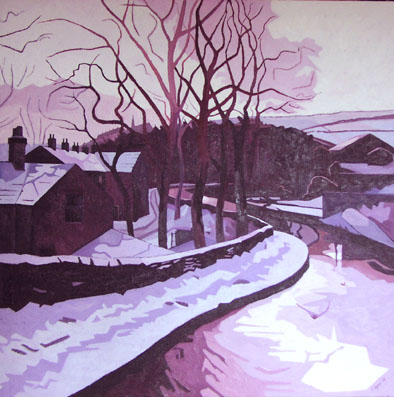 Winter in lilac